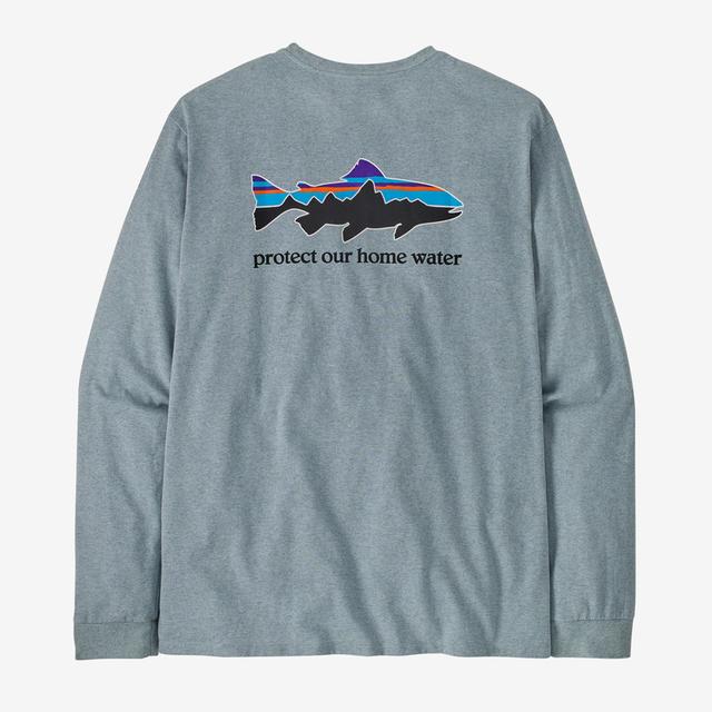 Men's L/S Home Water Trout Responsibili-Tee