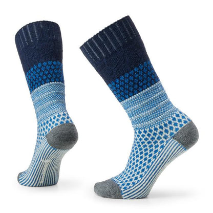 Unisex Everyday Cozy Popcorn Cable Crew Socks - Earth's Edge