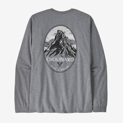 Men's Long Sleeved Chouinard Crest ResponsibiliTee - Earth's Edge