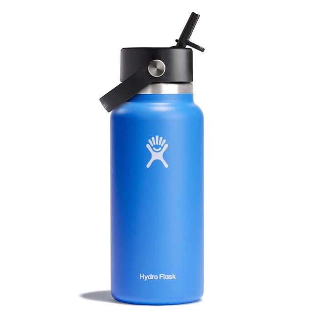 32 oz Wide Mouth with Flex Straw Cap - Botanical Bliss
