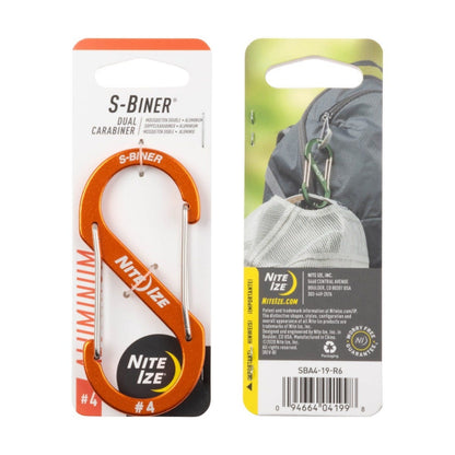 S-Biner Aluminum Dual Carabiner - Earth's Edge