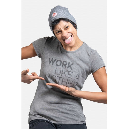 Women's Graphic Crew - Work Like a Mother - Vintage Coal