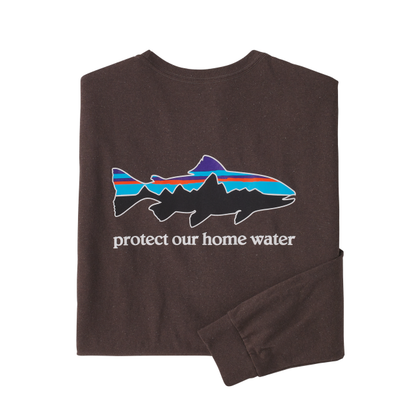 Men's L/S Home Water Trout Responsibili-Tee