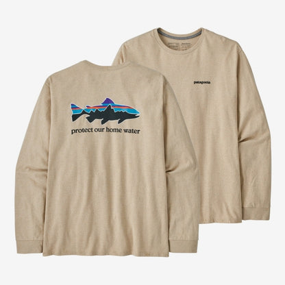 Men's L/S Home Water Trout Responsibili-Tee