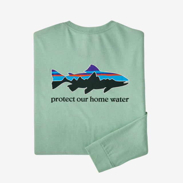 Men's L/S Home Water Trout Responsibili-Tee