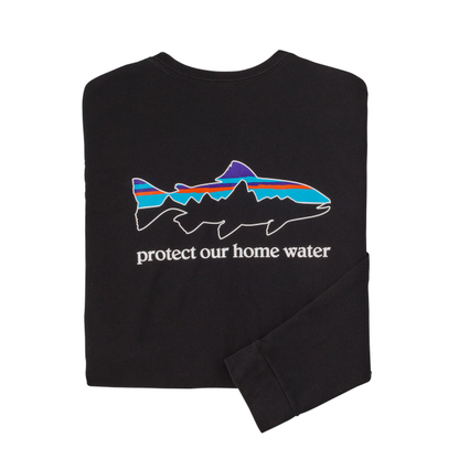 Men's L/S Home Water Trout Responsibili-Tee