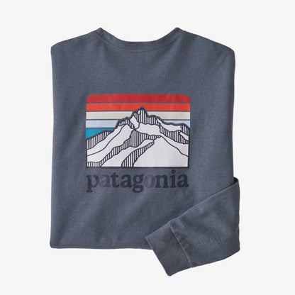 Men's L/S Line Logo Ridge Responsibili-Tee