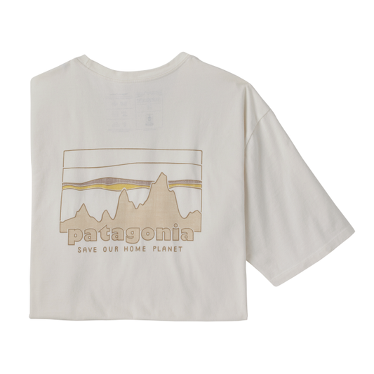 Patagonia Men's '73 Skyline Organic T-Shirt Birch White