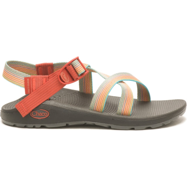 Orange and cheap blue chacos