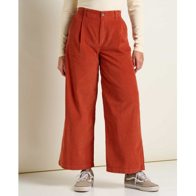 Women's Scouter Cord Pleated Pull On Pant