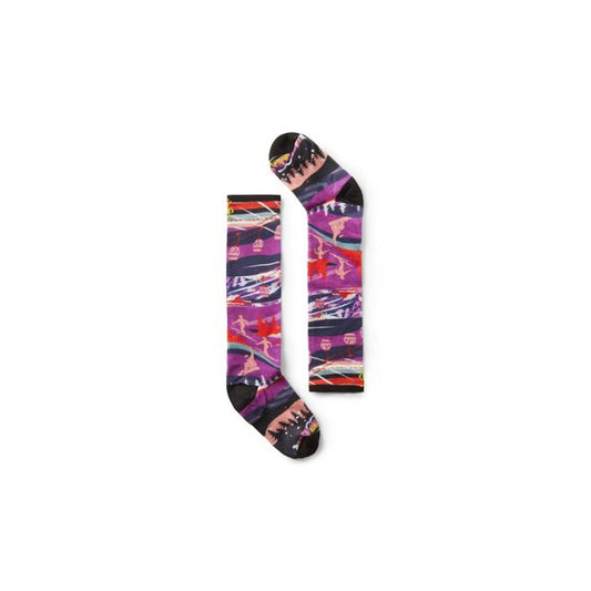 Junior Ski Zero Cushion Skication Print OTC Socks