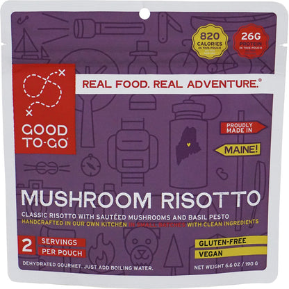 Good To-Go Herbed Mushroom Risotto - Earth's Edge