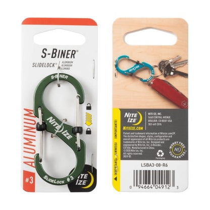 S-Biner SlideLock Aluminum - Earth's Edge