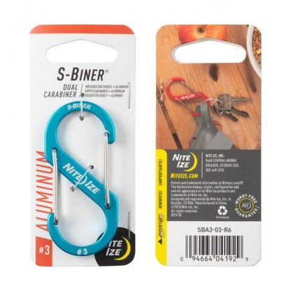 S-Biner Aluminum Dual Carabiner - Earth's Edge